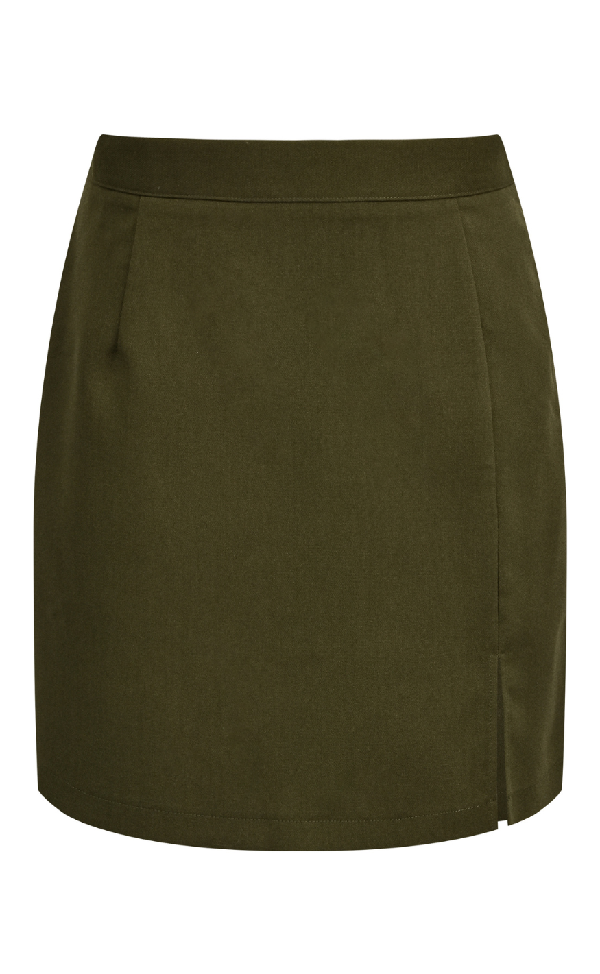 A-View Nederdel - Annali Skirt-1 - Army - allostudios