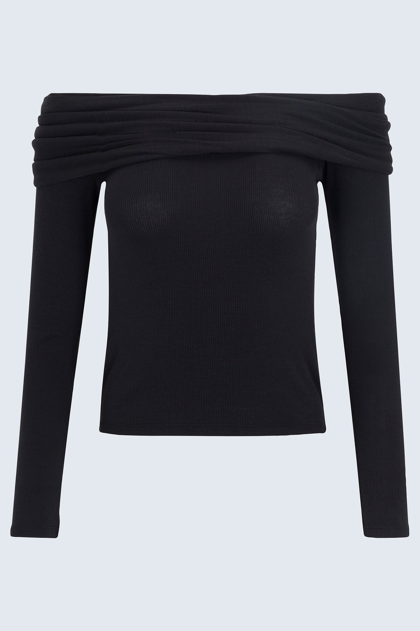 Allostudios – Lyra Off Shoulder Top - Sort