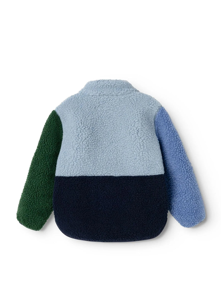 Fleece jakke fra Liewood - Classic navy multi mix