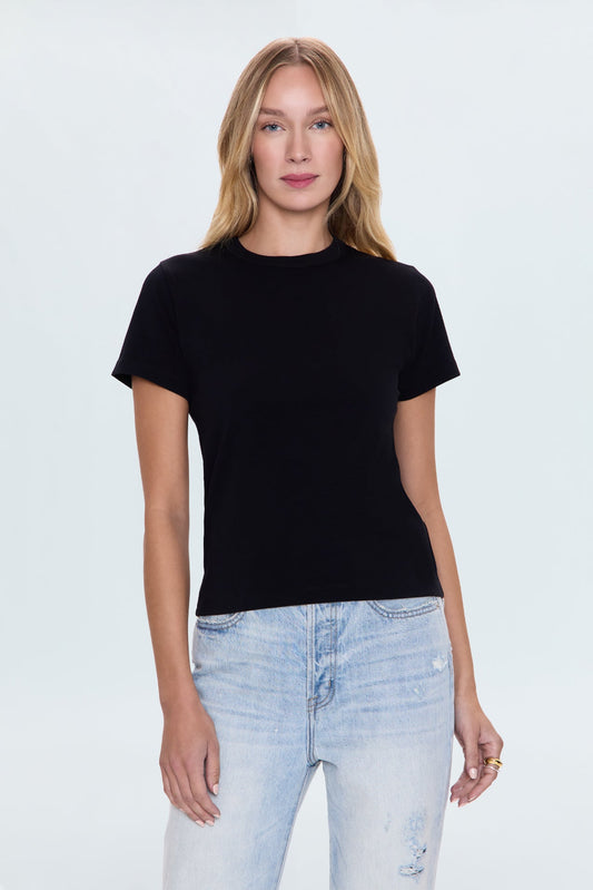 Allostudios – Alba Baby Tee - Sort