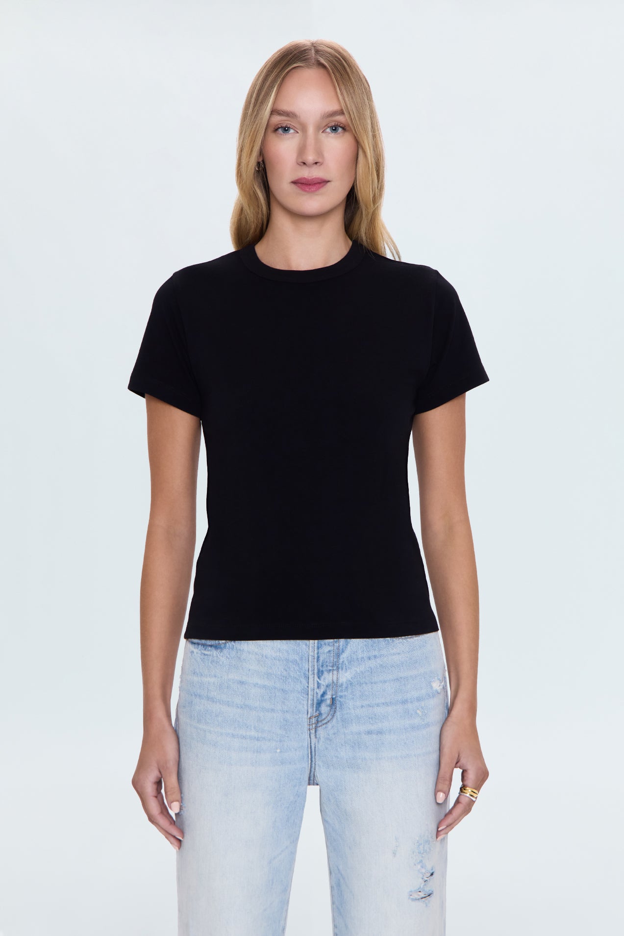 Allostudios – Alba Baby Tee - Sort