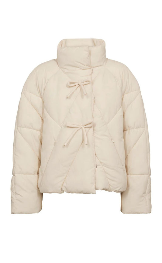 A-View Jakke - Bowy Puffer - Off White - allostudios