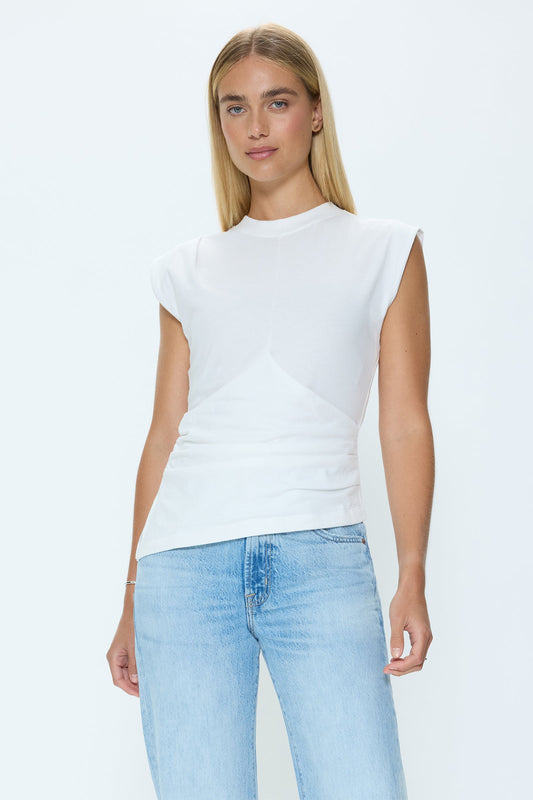 Allostudios Nya Draperet T-shirt - Hvid
