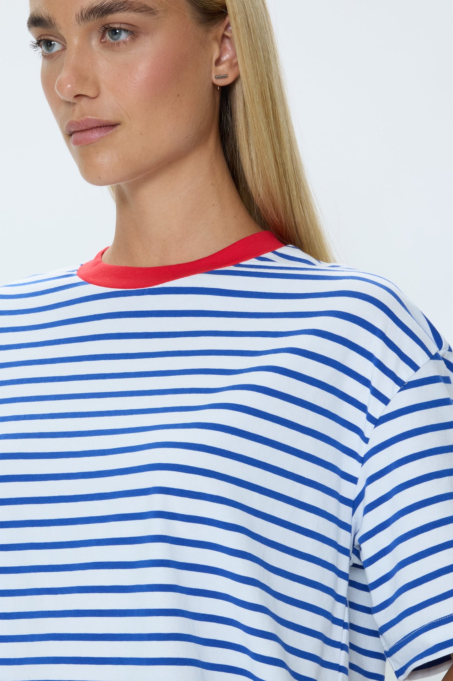 Allostudios Mae Cropped Tee - Sømandsrød