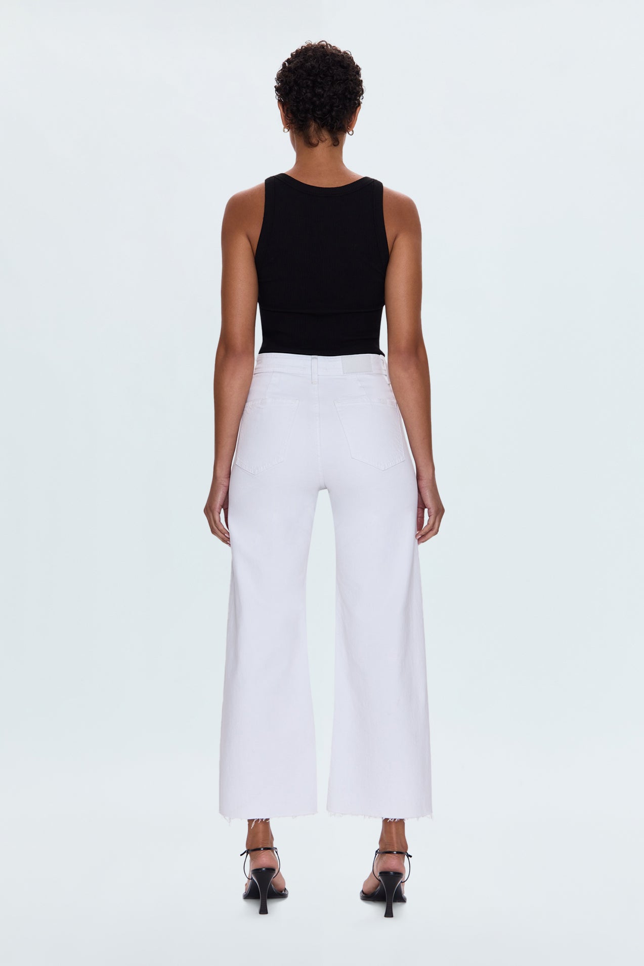 Allostudios – Penny Højtaljede Wide Leg Jeans - Blizzard