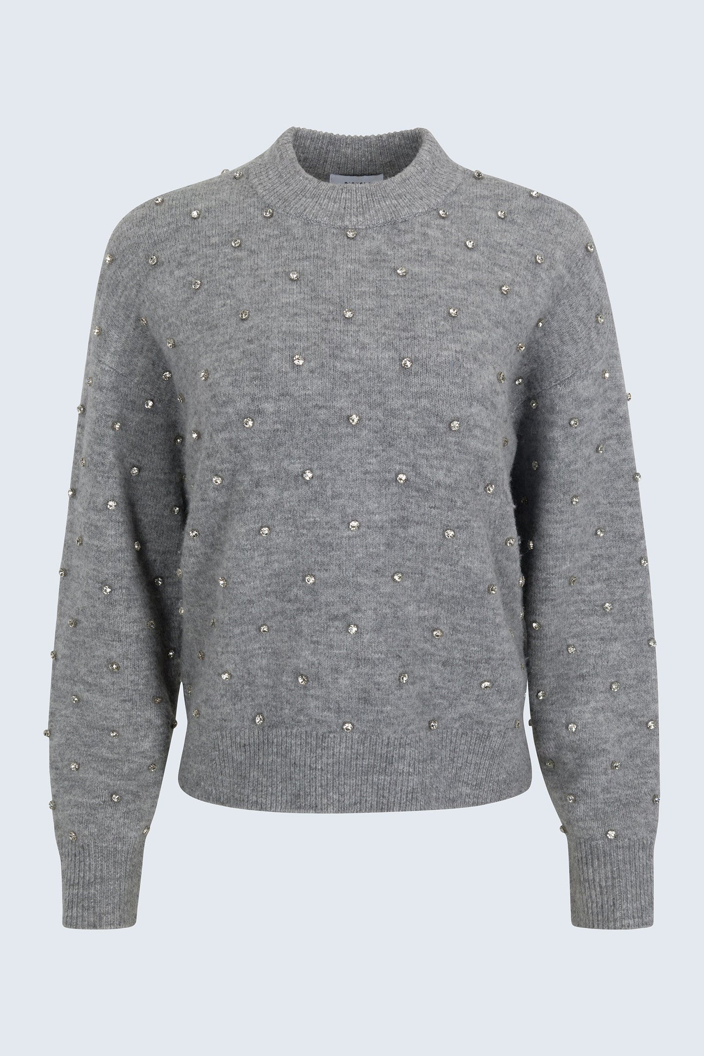 Allostudios – Aura Afslappet Crew Neck Sweater - Koksgrå Diamante