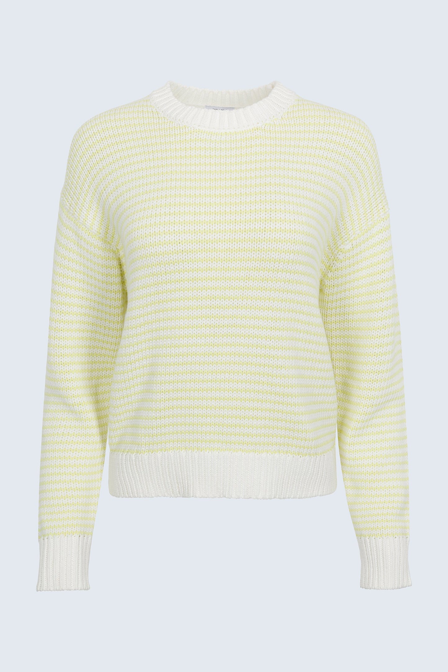 Allostudios – Aura Afslappet Crew Neck Sweater - Limegrøn