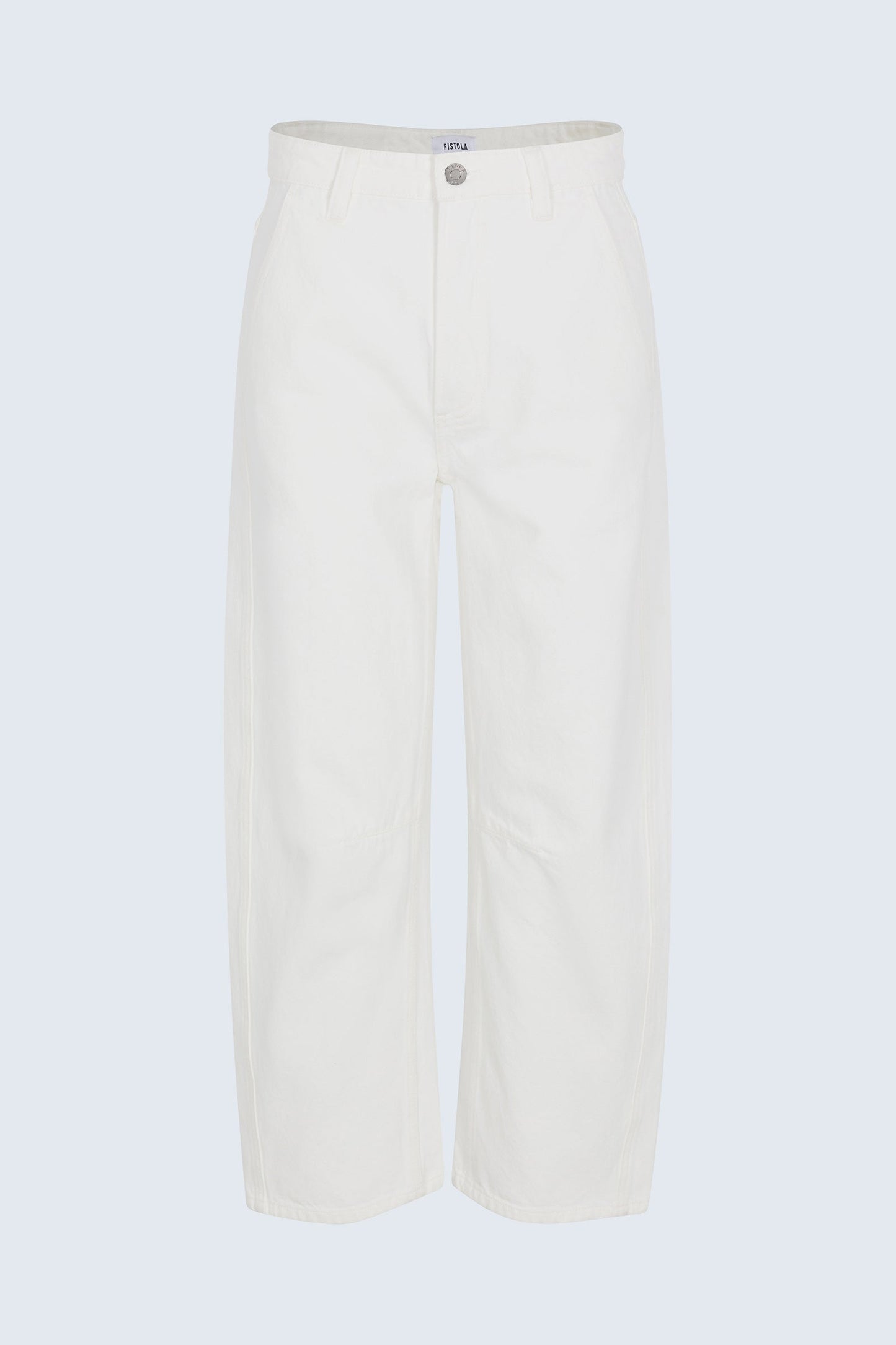 Allostudios – Beau Seamed Crescent Leg Jeans - Hvid Denim