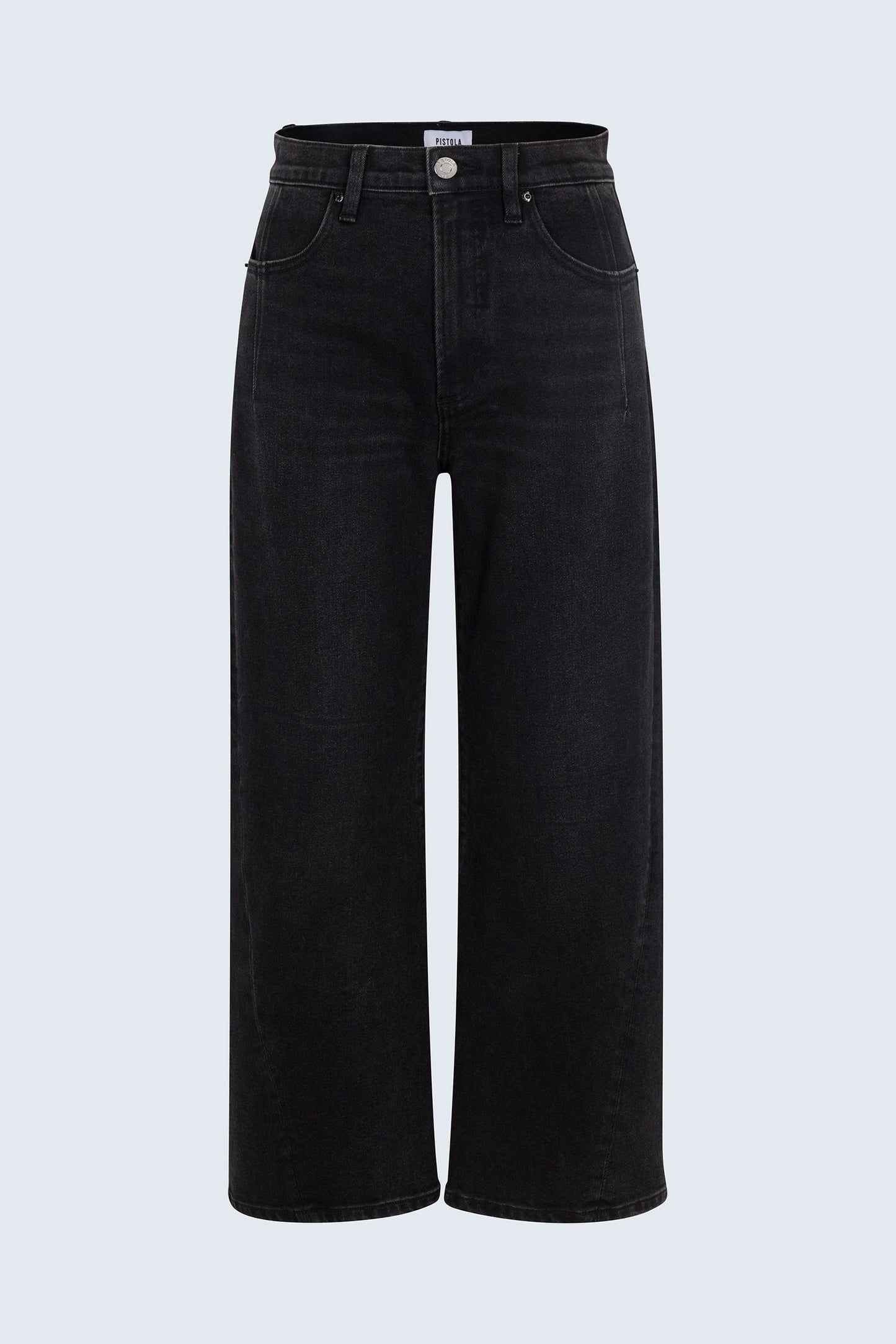 Allostudios – Kyra Højtaljede Bowed Ankle Jeans - Koksgrå