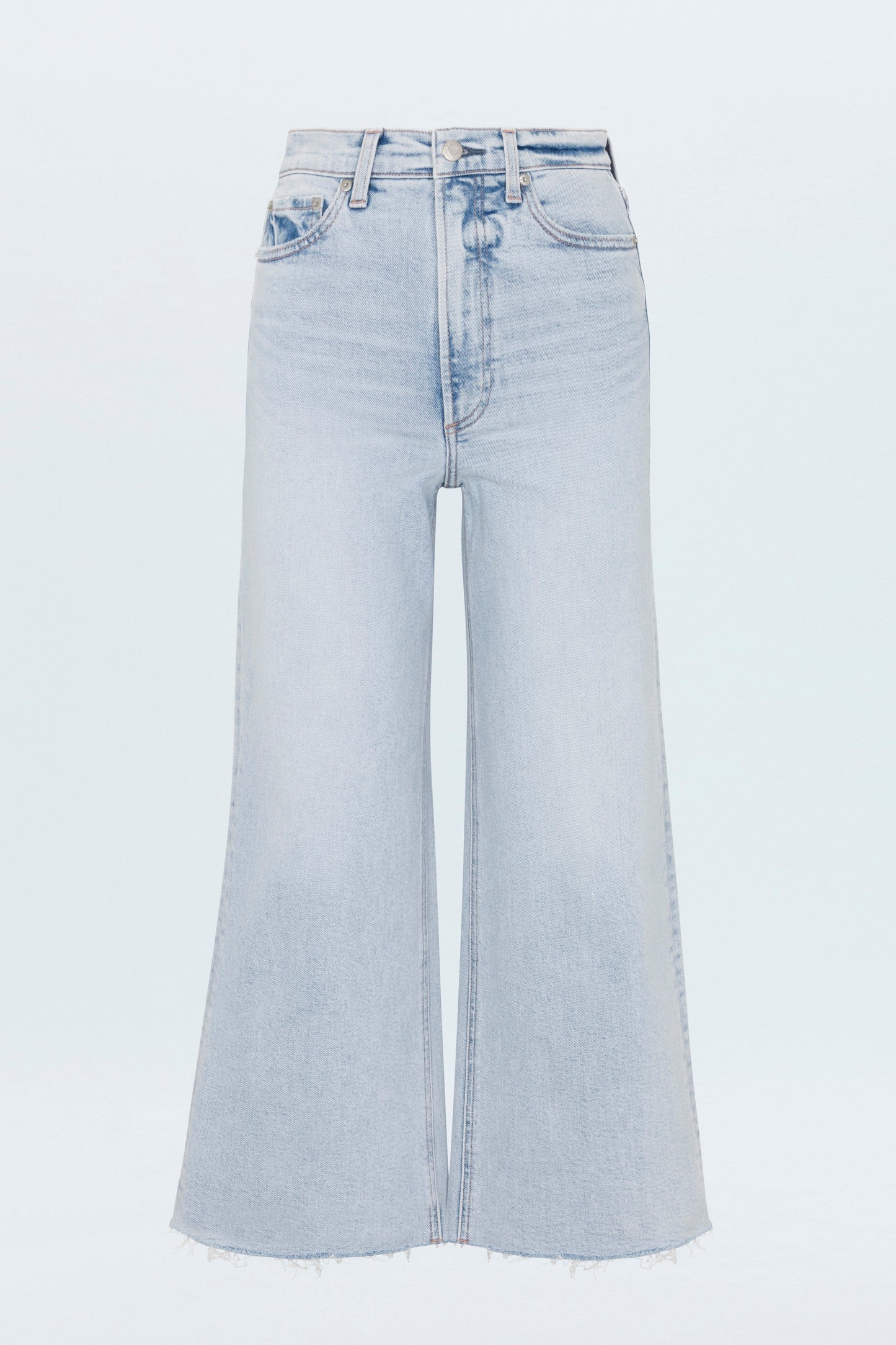 Allostudios – Petite Lana Højtaljede Ultra Wide Leg Jeans - Vintage Blå