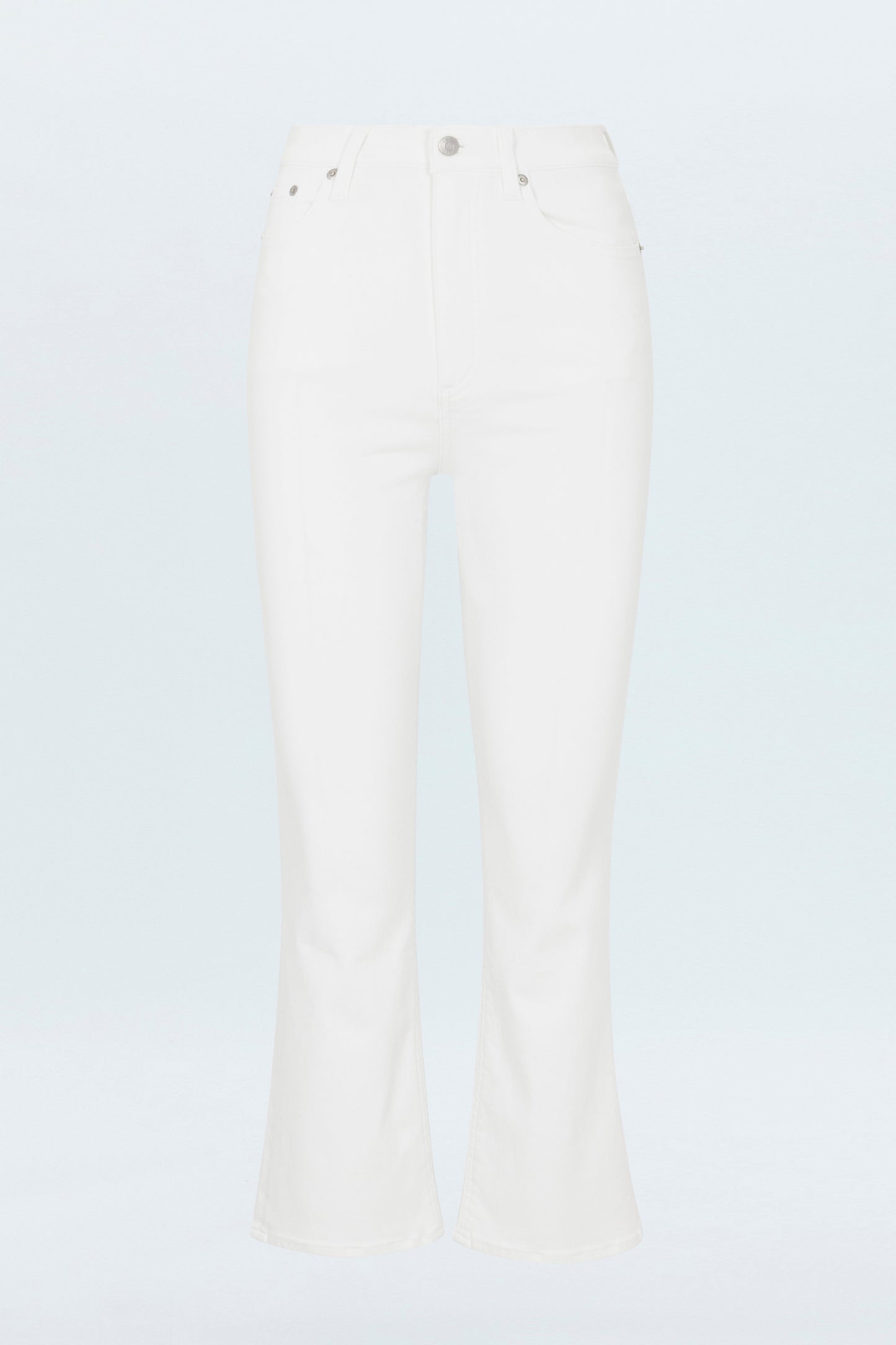 Allostudios – Lennon Højtaljede Bootcut Jeans - Klar Hvid