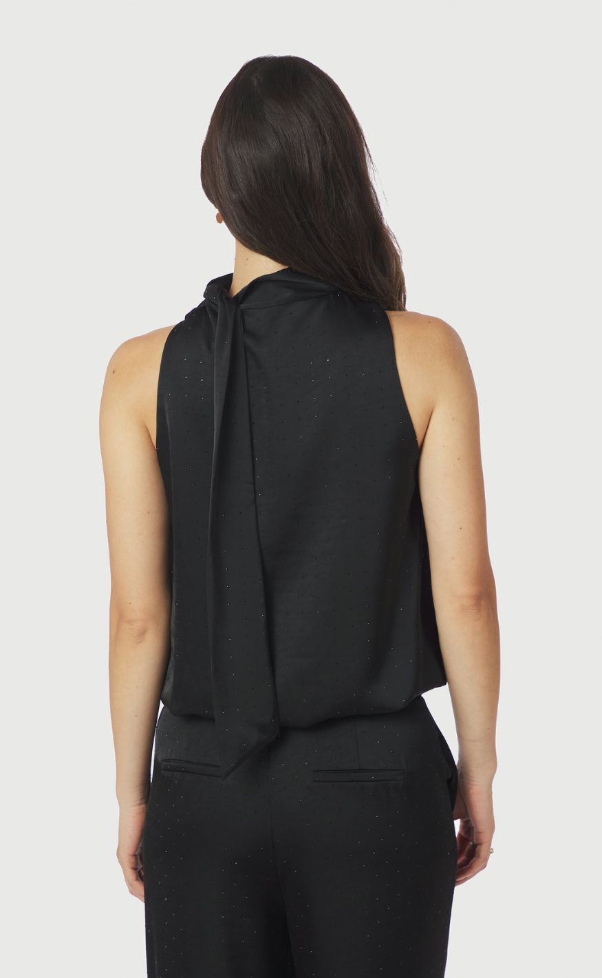 Neo Noir top - Veda Heavy Sateen Bedaz - Black - allostudios