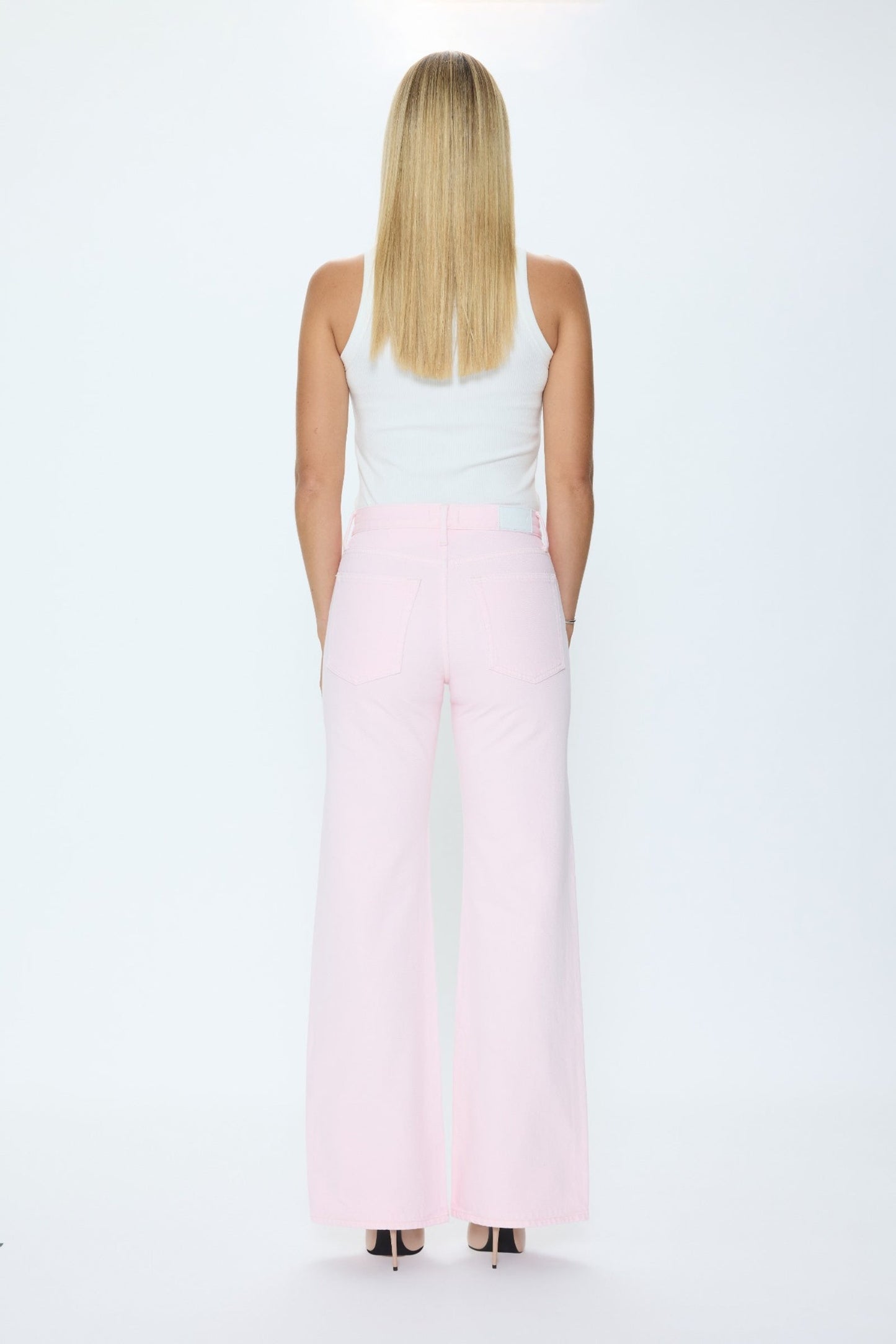 Allostudios – Larsen Relaxed Flare Jeans - Blush