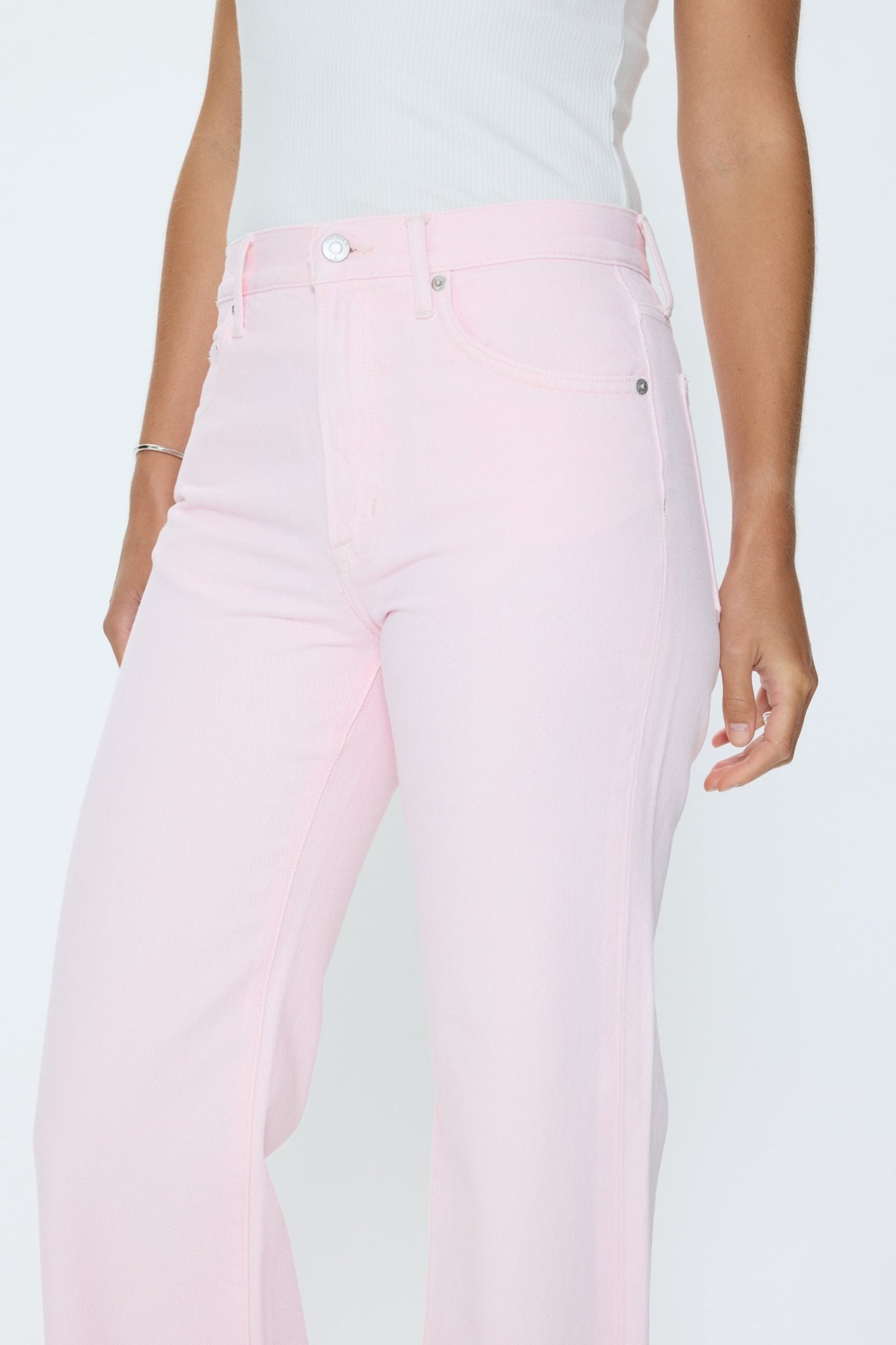 Allostudios – Larsen Relaxed Flare Jeans - Blush