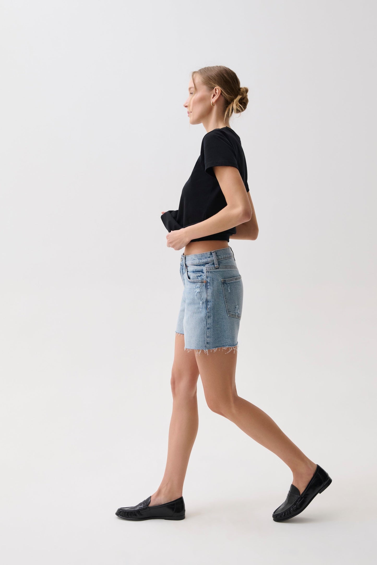Allostudios – Kennedy Mellemhøj Shorts – Lysblå