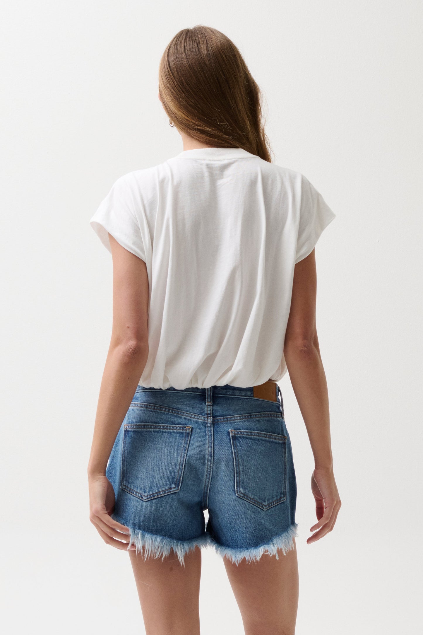 Allostudios – Millie Bubble T-shirt - Hvid