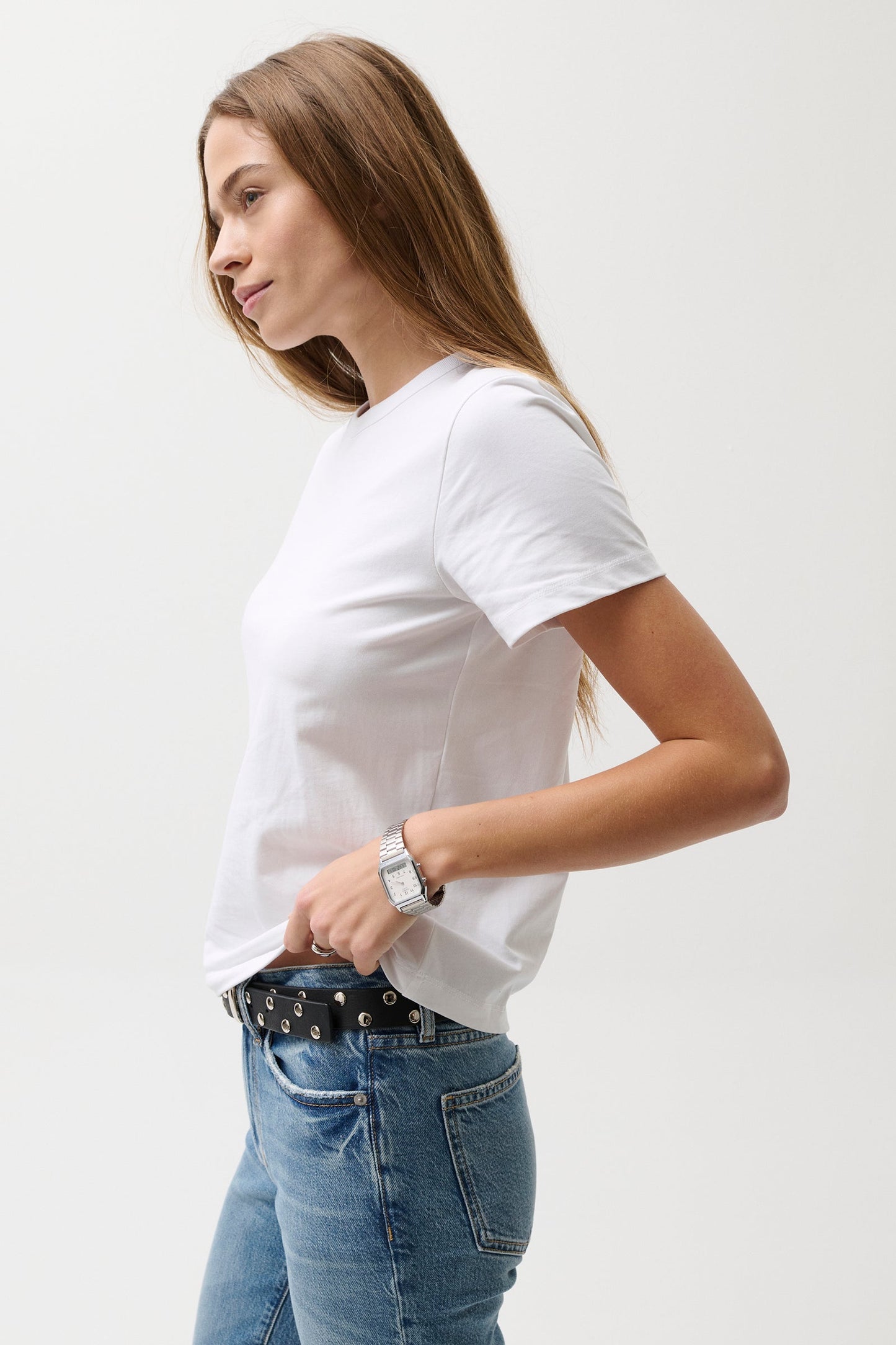 Allostudios – Alba Baby Tee - Hvid