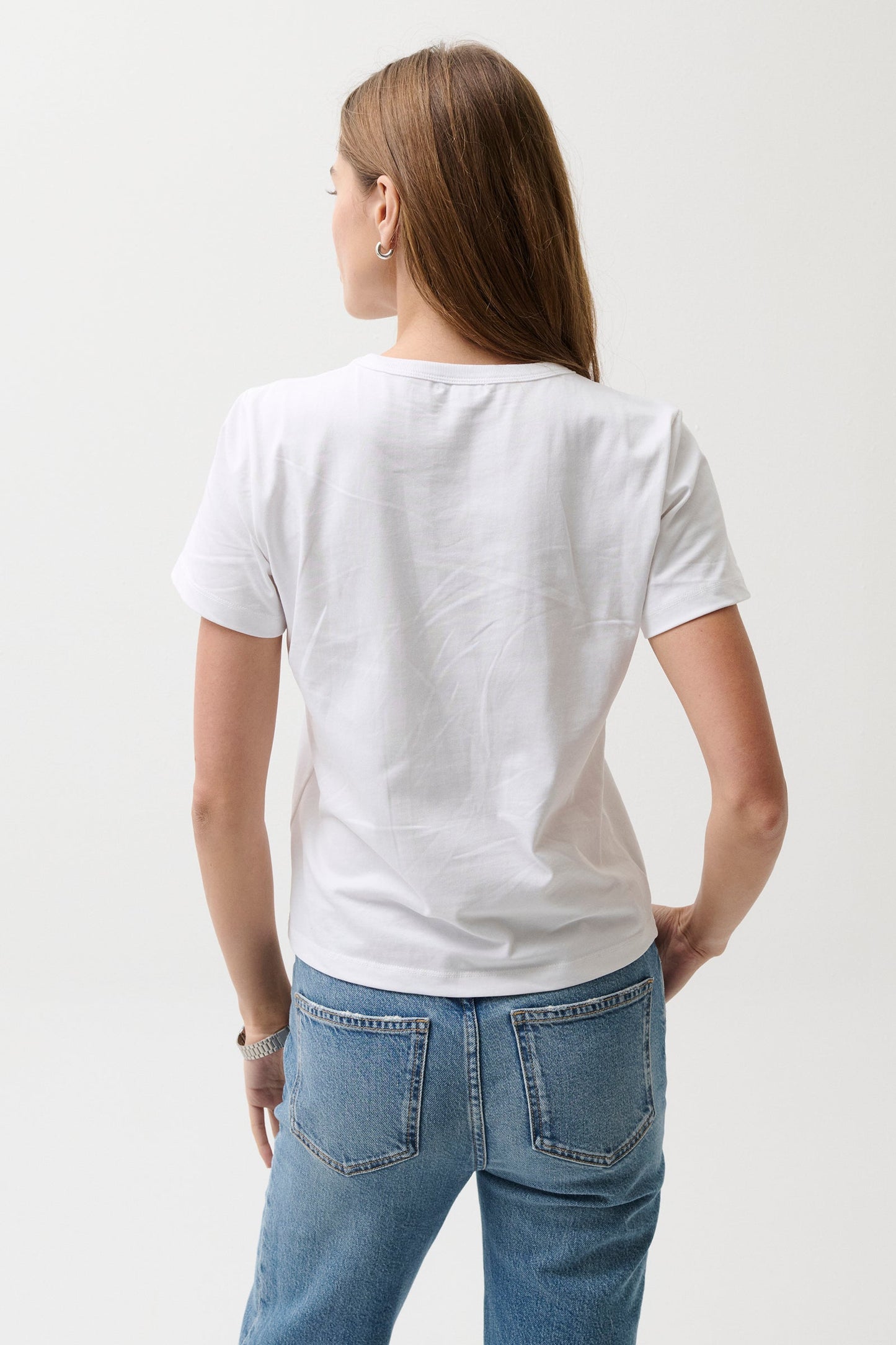 Allostudios – Alba Baby Tee - Hvid
