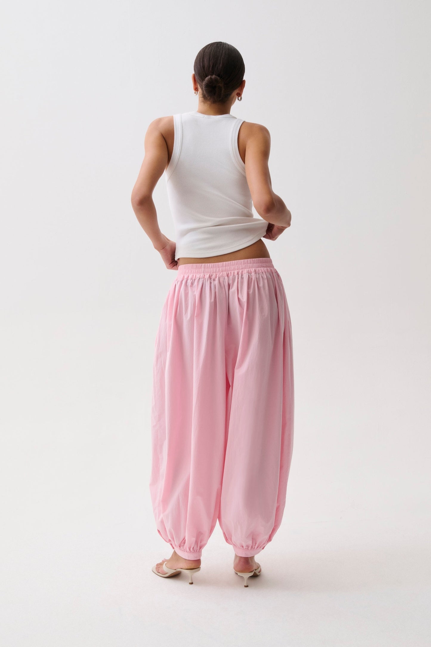 Allostudios Liya Poplin Ballonbukser - Rosé