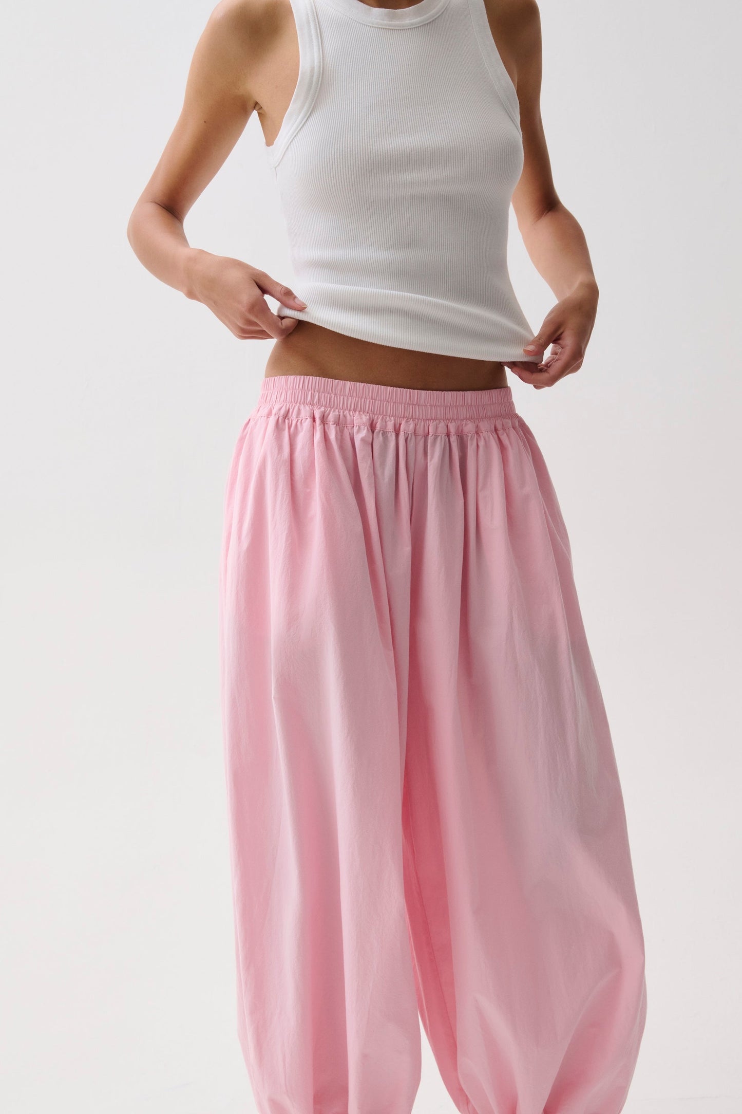 Allostudios Liya Poplin Ballonbukser - Rosé