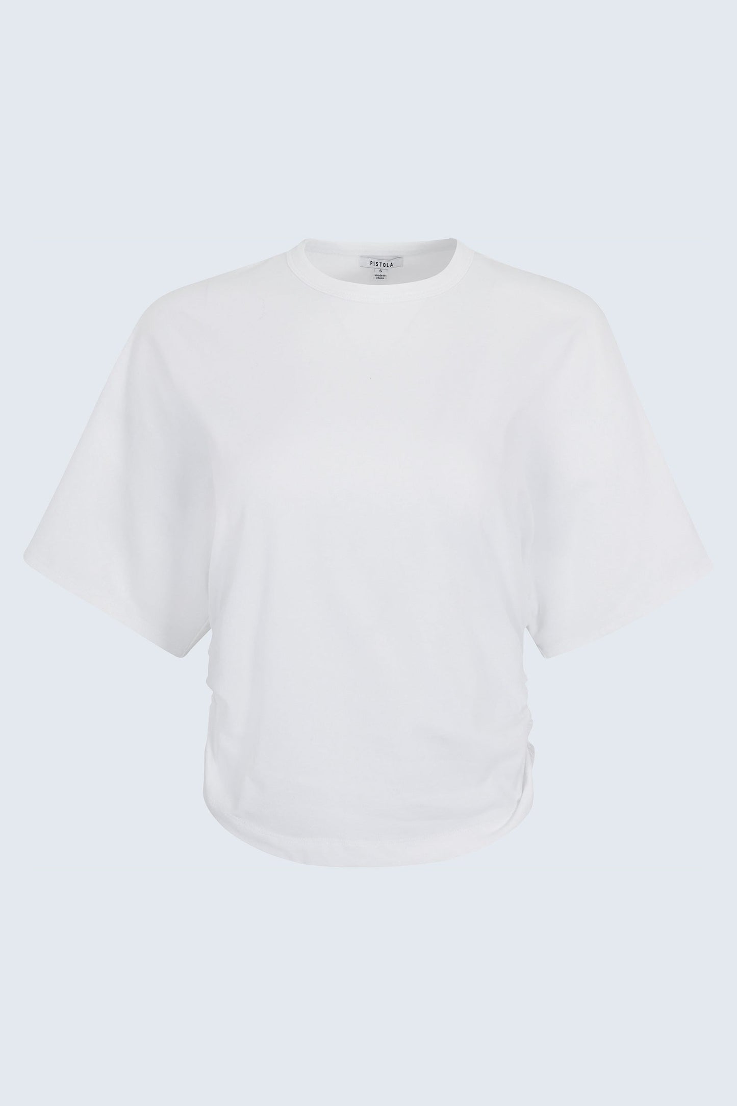 Allostudios – Veronica Kimono Sleeve Fitted Tee - Hvid