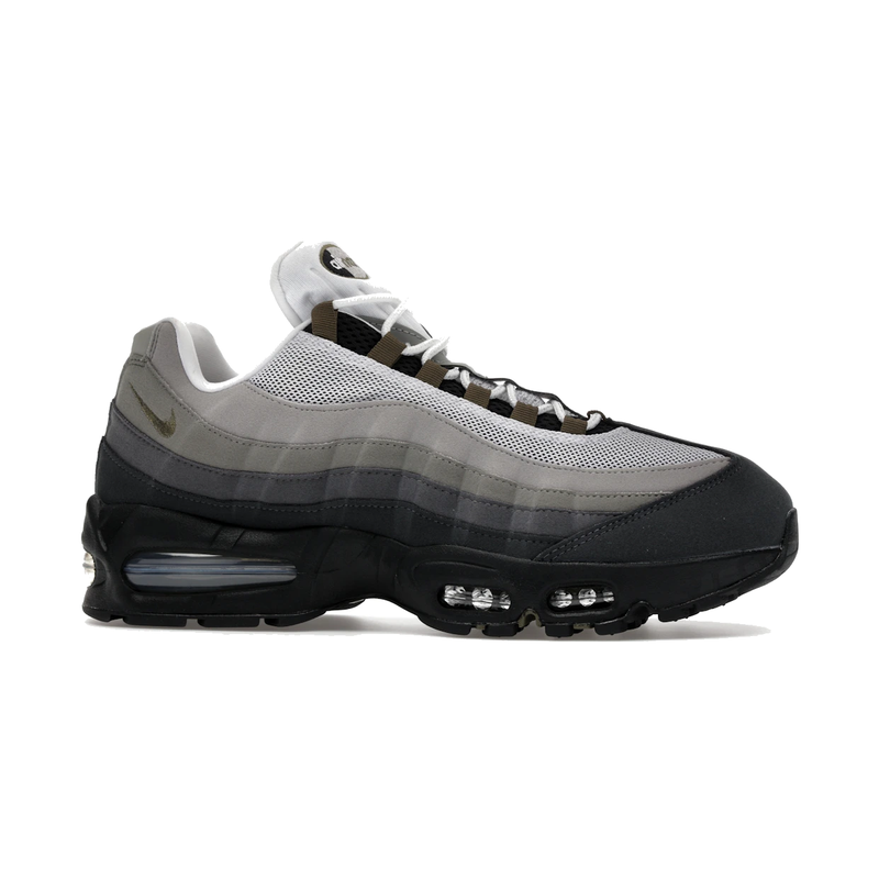 95 OG Big Bubble Black Medium Olive