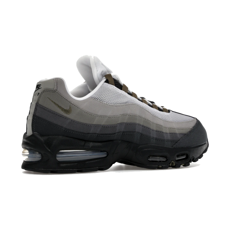 95 OG Big Bubble Black Medium Olive
